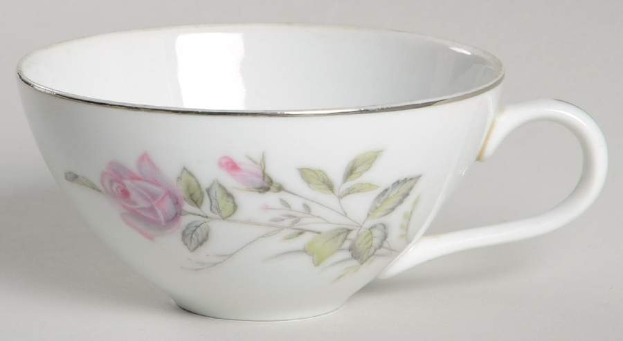Romance Rose Flat Cup by Fine China of Japan-1