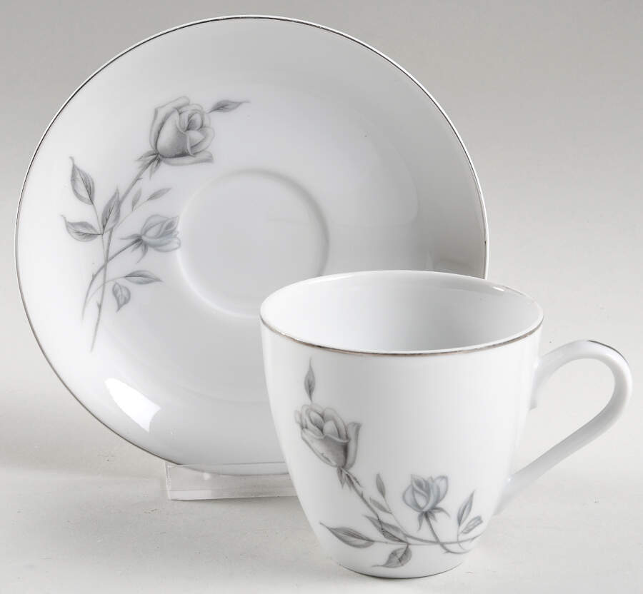 Rosay Flat Cup & Saucer Set by American Enterprises-1