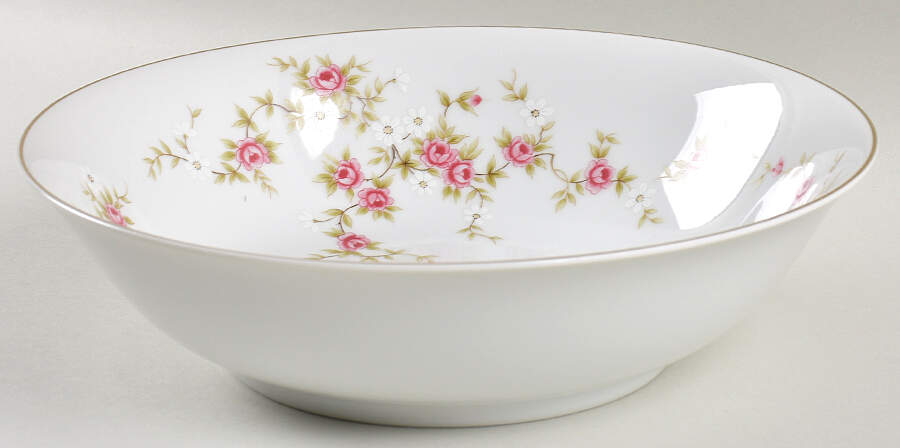 Rosette (Smooth) 9" Round Vegetable Bowl by Sears-1