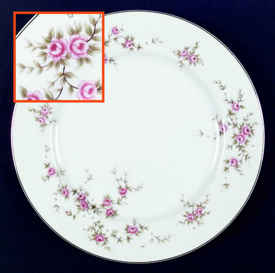 Rosette (Smooth) Dinner Plate by Sears-1