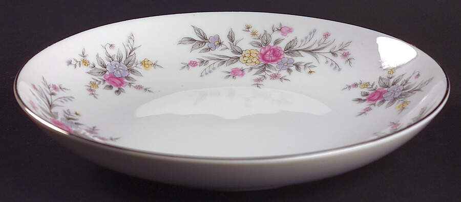 Roselle Coupe Soup Bowl by Fine China of Japan-1