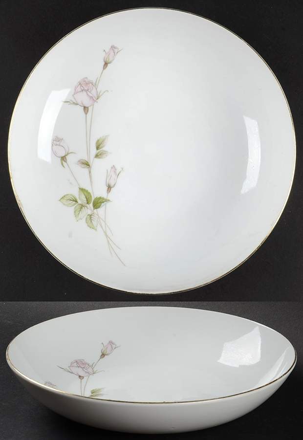 Rose Spray 9" Round Vegetable Bowl by Fine China of Japan-1