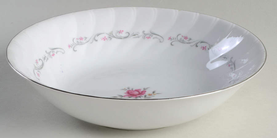 Royal Swirl 9" Round Vegetable Bowl by Fine China of Japan-1