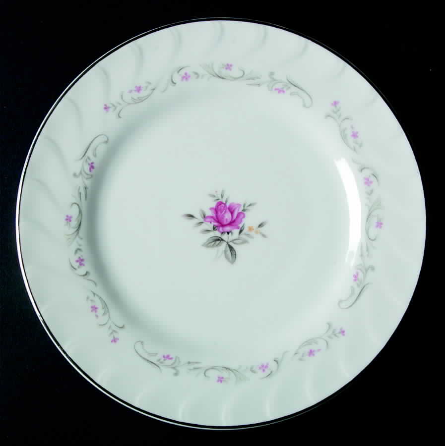 Royal Swirl Salad Plate by Fine China of Japan-1