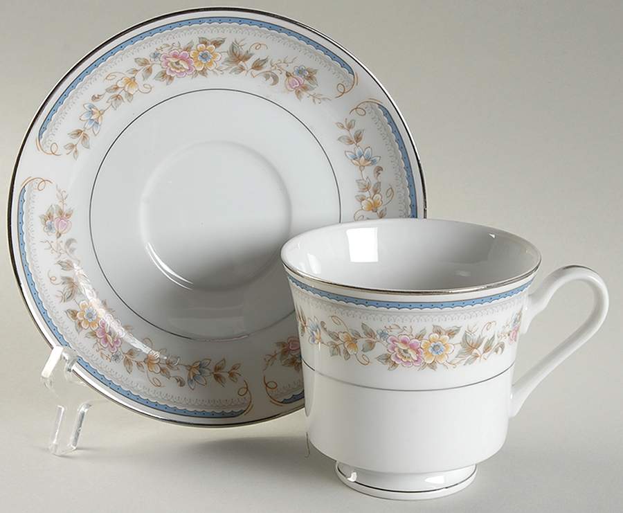 Savannah Footed Cup & Saucer Set by Fine China of Japan-1