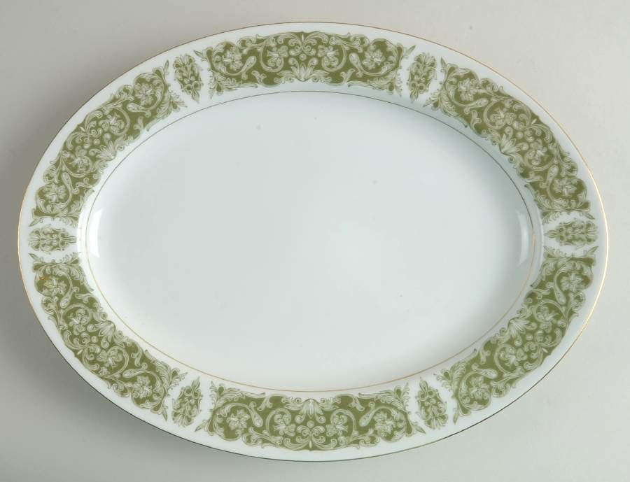 Sheraton 14" Oval Serving Platter by Fine China of Japan-1