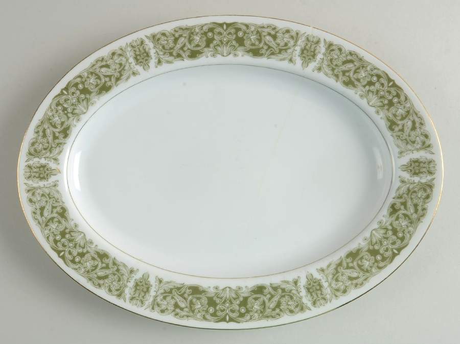 Sheraton 12" Oval Serving Platter by Fine China of Japan-1