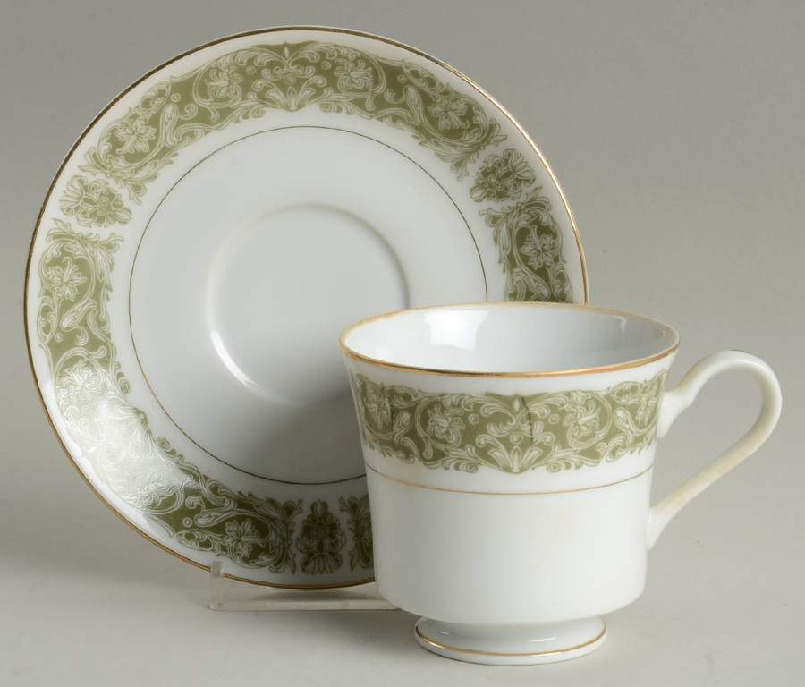Sheraton Footed Cup & Saucer Set by Fine China of Japan-1