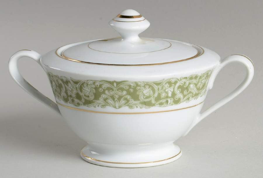 Sheraton Sugar Bowl & Lid by Fine China of Japan-1