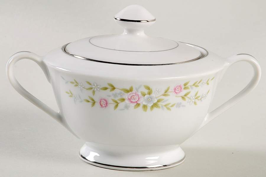 Sheri Sugar Bowl & Lid by Fine China of Japan-1