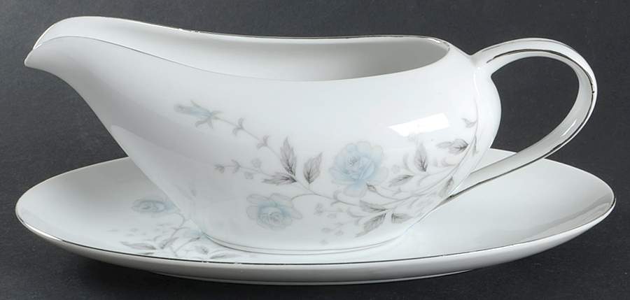 Sonata Gravy Boat & Underplate by Fine China of Japan-1