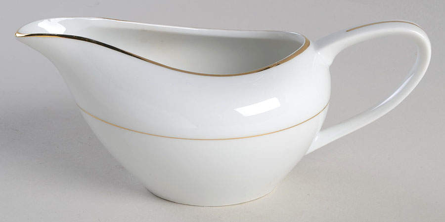 Sonnet (Gold Trim) Creamer by Fine China of Japan-1