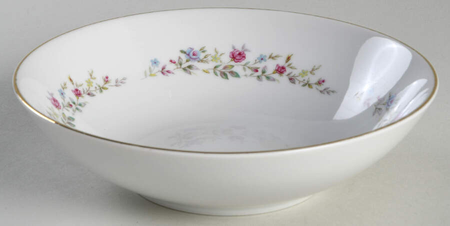 Spring Garden Fruit/Dessert (Sauce) Bowl by Fine China of Japan-1