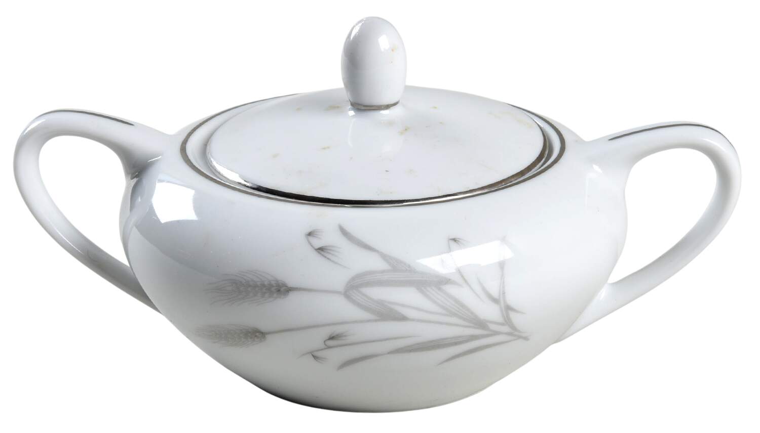 Spring Wheat Sugar Bowl & Lid by Fine China of Japan-1
