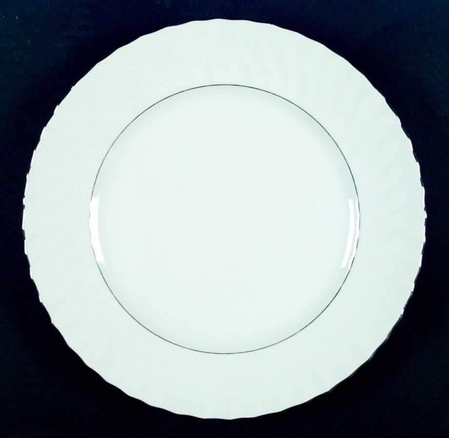 Swirl Dinner Plate by Fine China of Japan-1