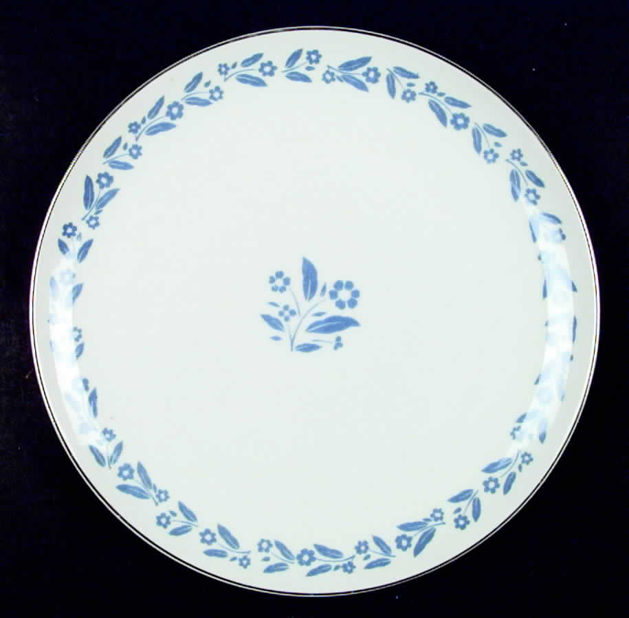 Symphony In Blue Dinner Plate by Fine China of Japan-1