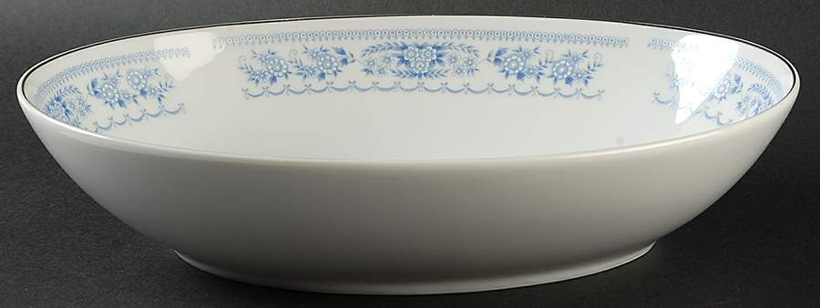 Temptation 10" Oval Vegetable Bowl by Fine China of Japan-1