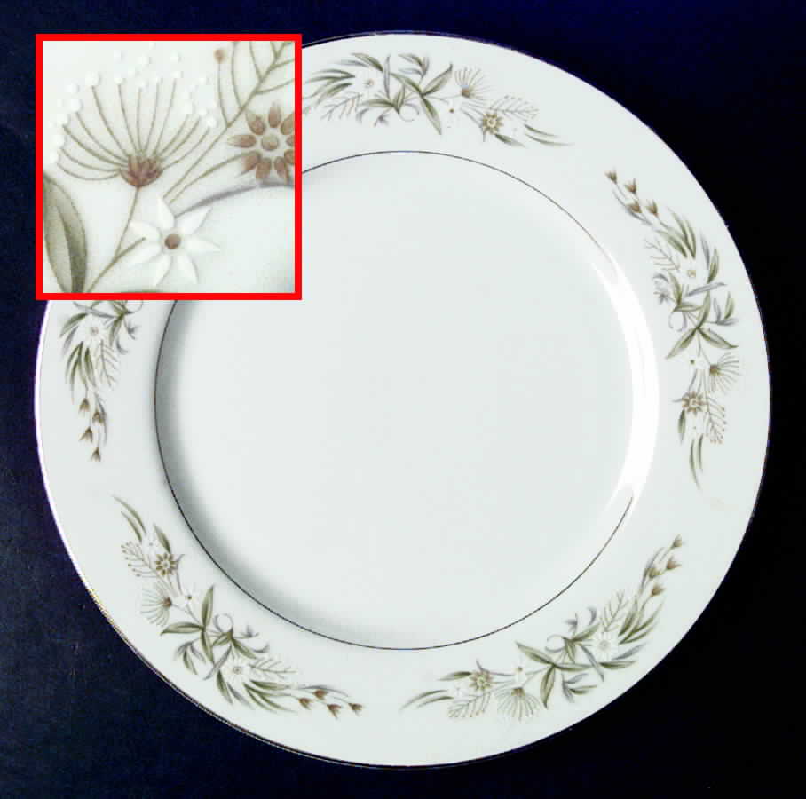 Tiara Dinner Plate by Fine China of Japan-1