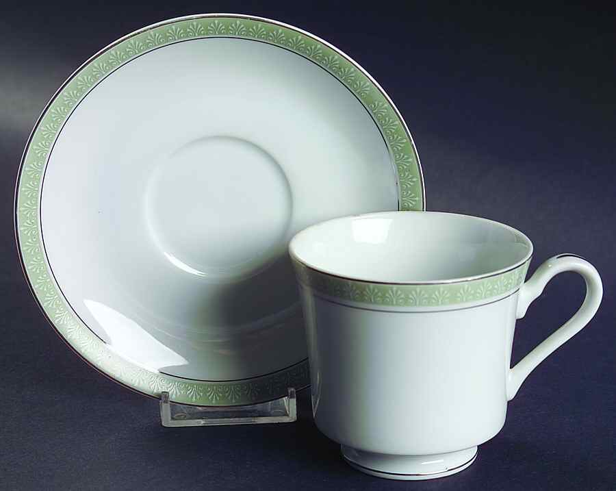 Traymore Footed Cup & Saucer Set by Fine China of Japan-1