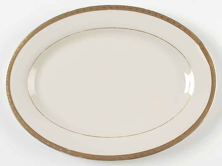 Treviso 14" Oval Serving Platter by Sears-1