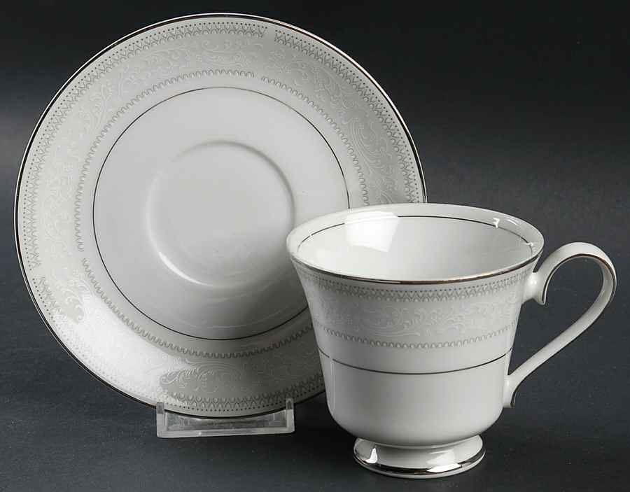 Trousseau Footed Cup & Saucer Set by Fine China of Japan-1