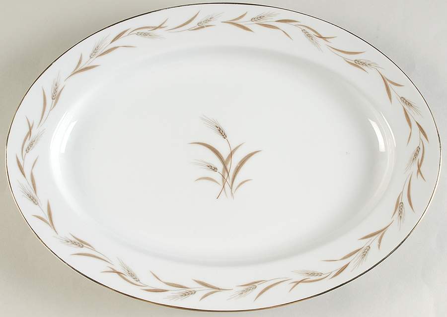 Wheat 14" Oval Serving Platter by JCPenney-1