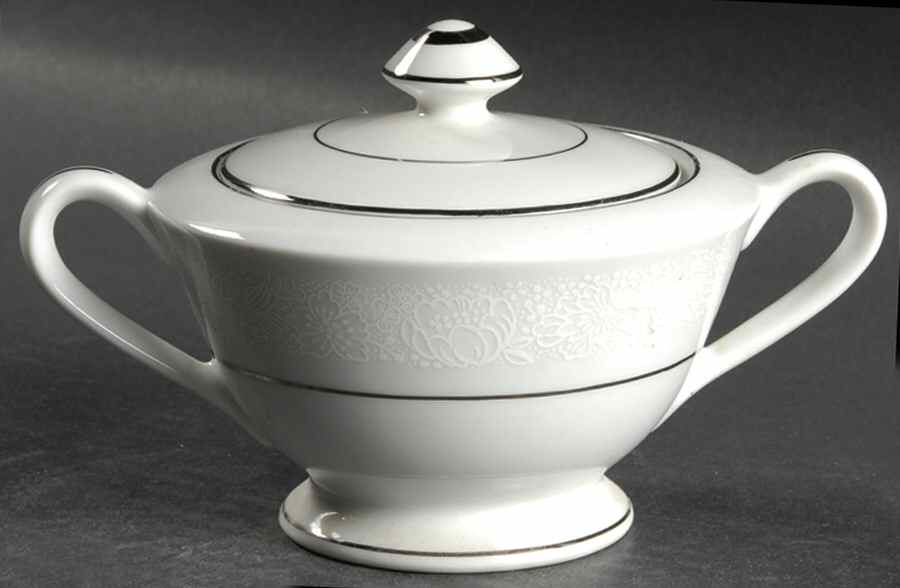 Whitehall Sugar Bowl & Lid by Fine China of Japan-1