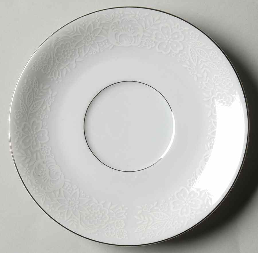 White Mist Saucer by Fine China of Japan-1