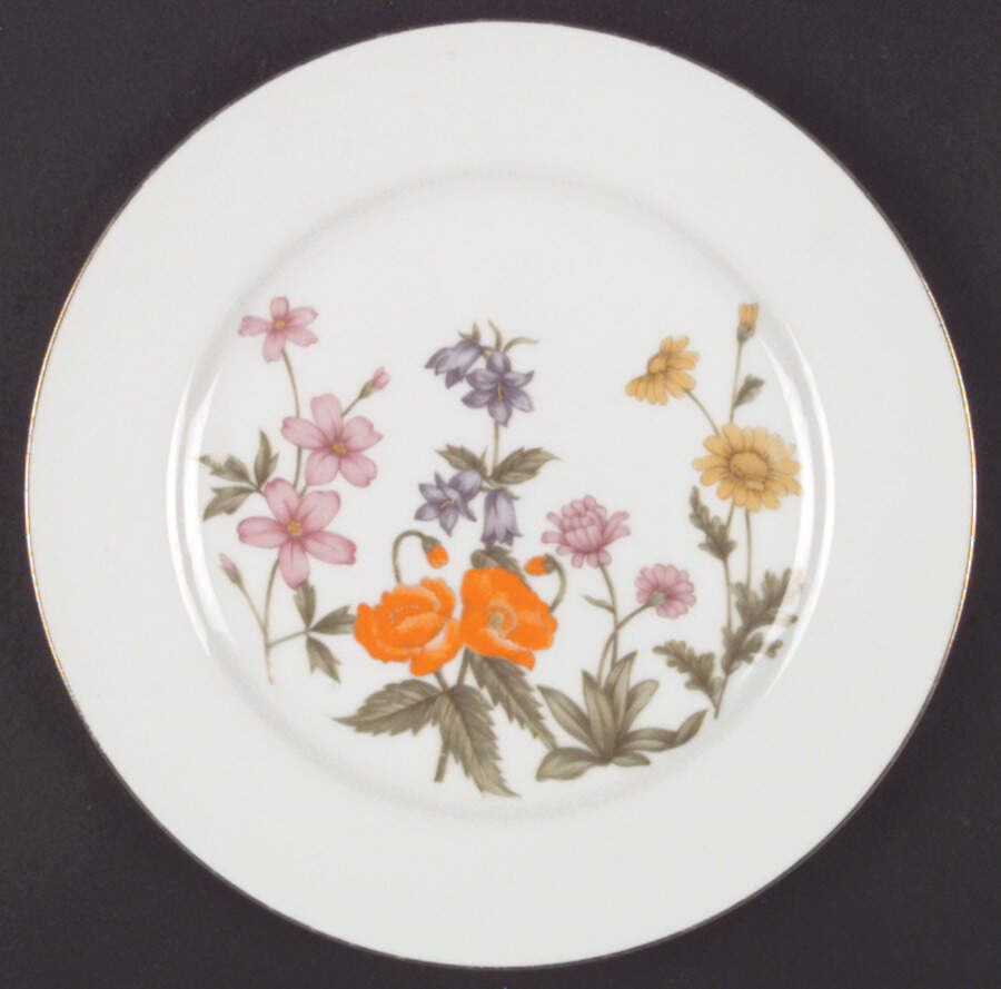 Wild Flower Dinner Plate by Fine China of Japan-1