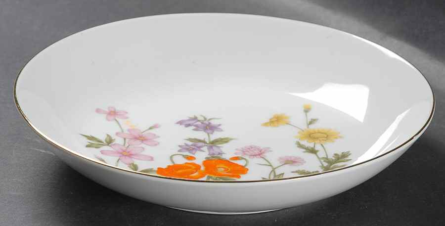 Wild Flower Coupe Soup Bowl by Fine China of Japan-1