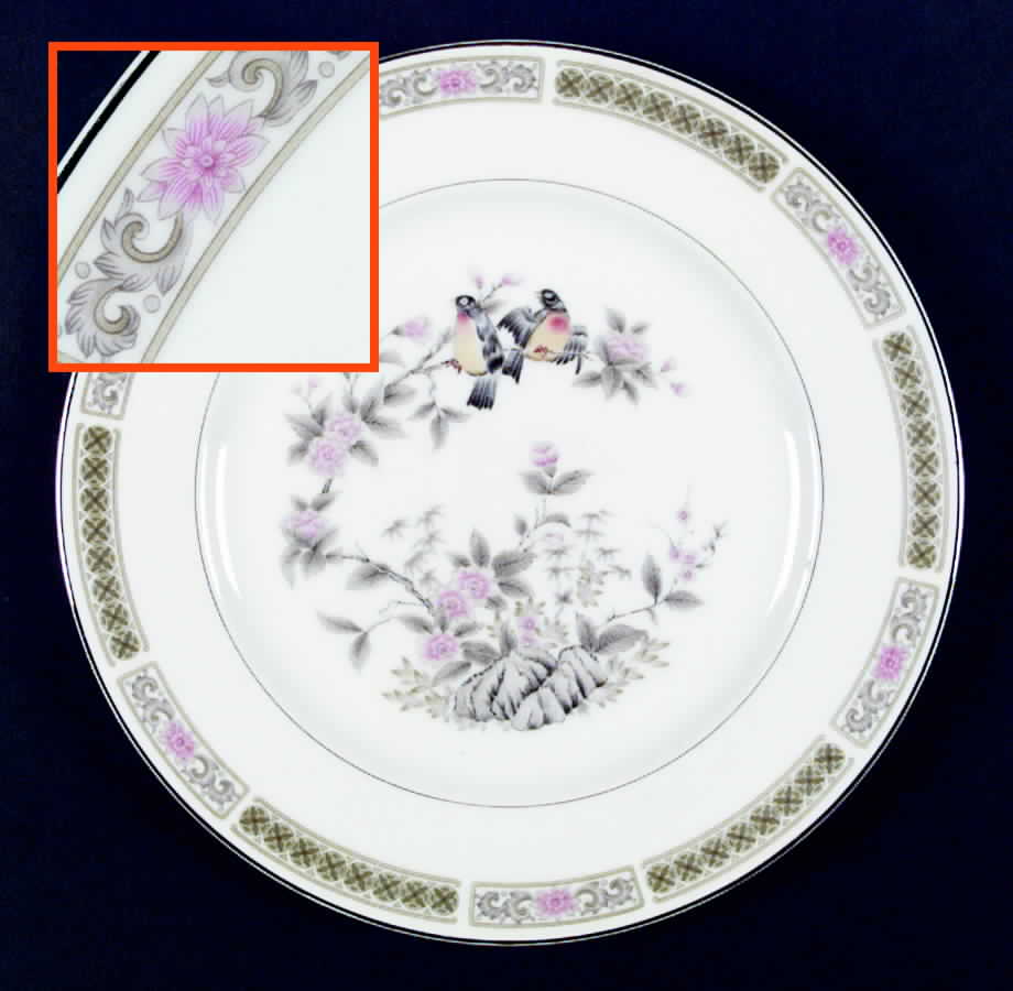 Woodsong Dinner Plate by Fine China of Japan-1