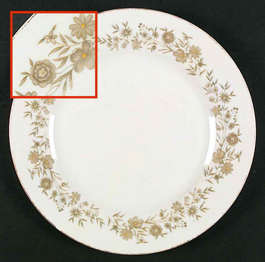 Woodside Dinner Plate by Fine China of Japan-1