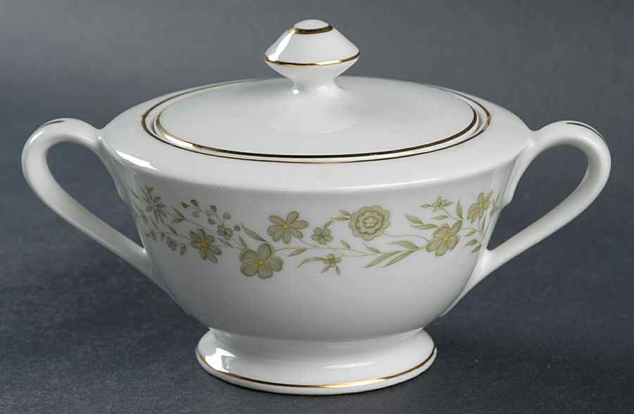 Woodside Sugar Bowl & Lid by Fine China of Japan-1