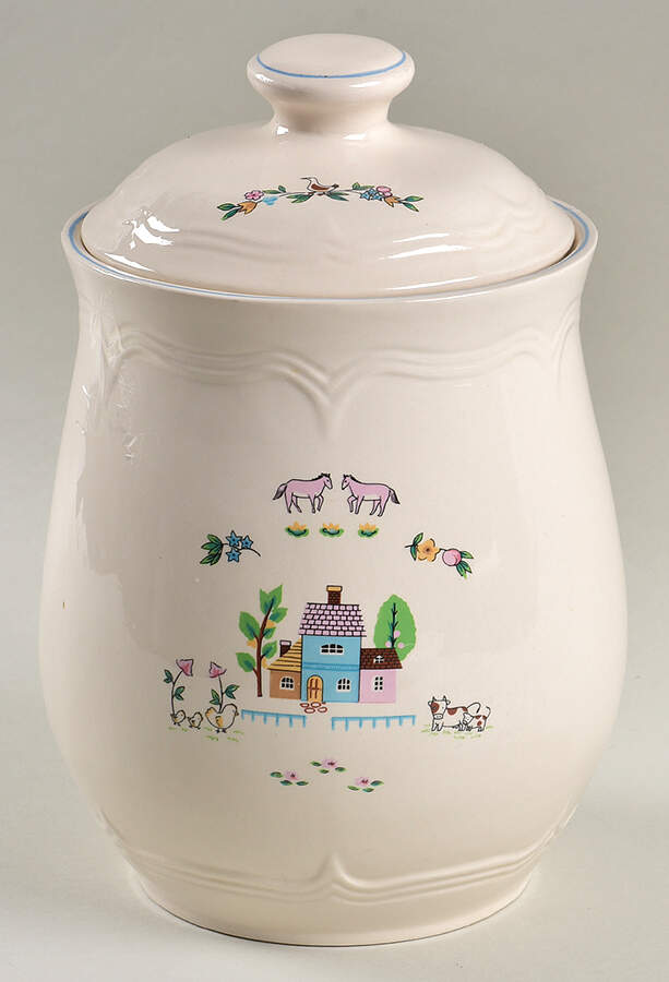 FCR1 Large Canister & Lid by Finest Ceramics-1