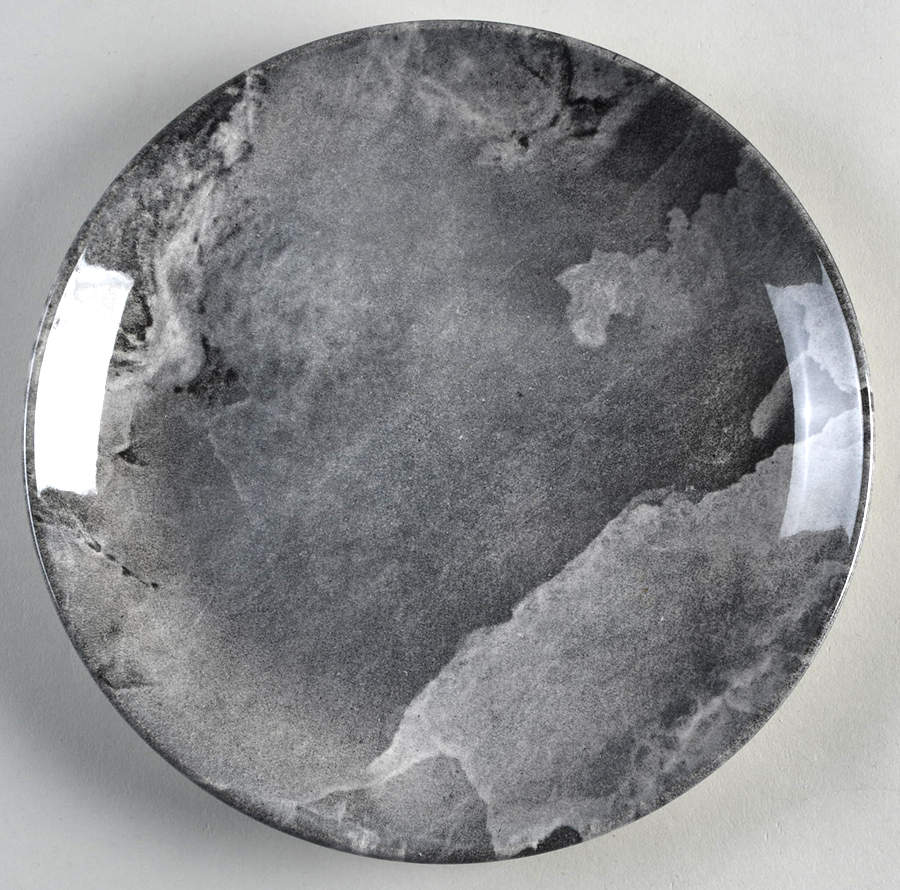 Marble Gray Salad Plate by Federated Potteries-1