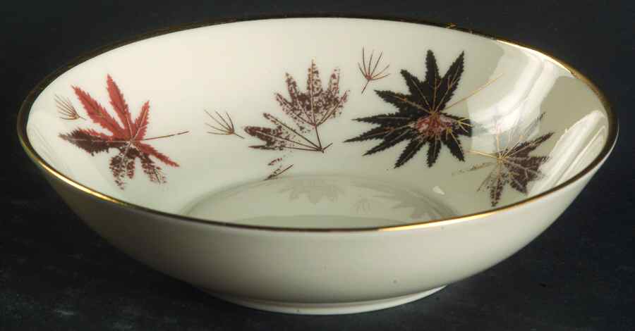 Autumn Symphony (Cream Background) Fruit/Dessert (Sauce) Bowl by Fine Arts-1