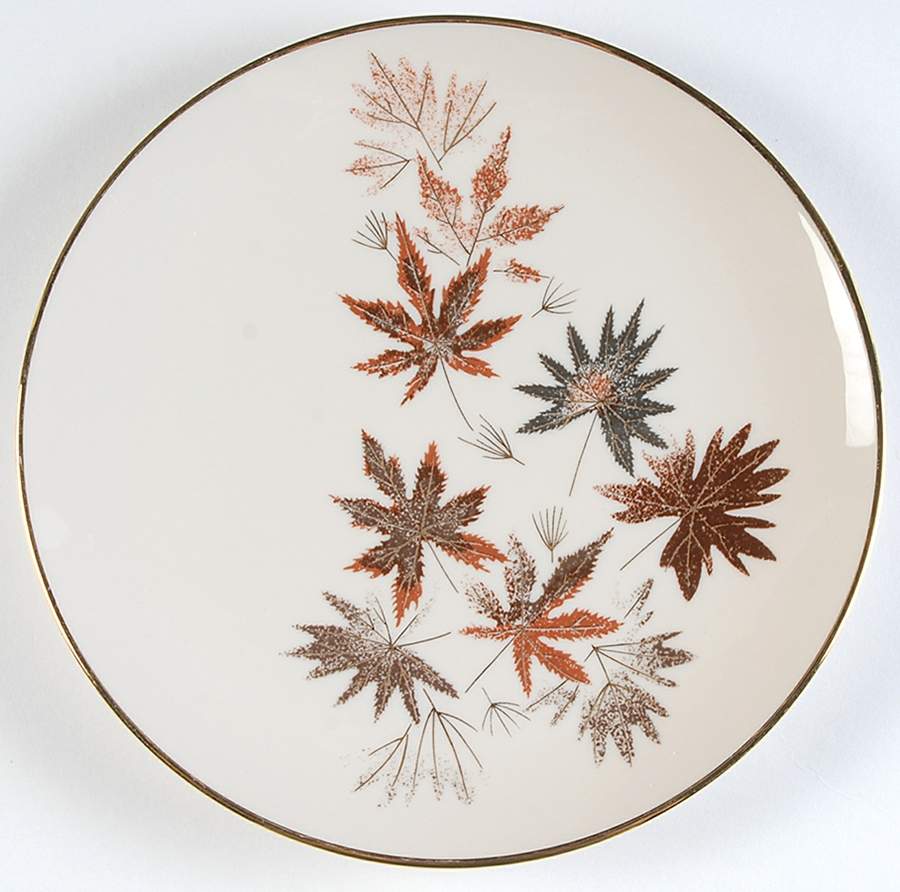 Autumn Symphony (Cream Background) Salad Plate by Fine Arts-1
