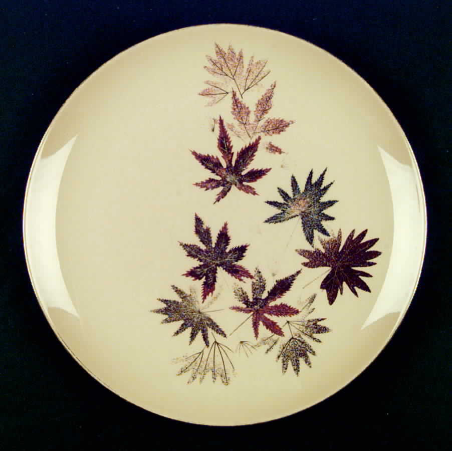 Autumn Symphony (Yellow Background) Dinner Plate by Fine Arts-1