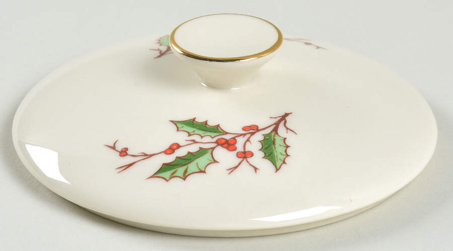 Christmas (Rim) Lid for Sugar Bowl by Fine Arts-1