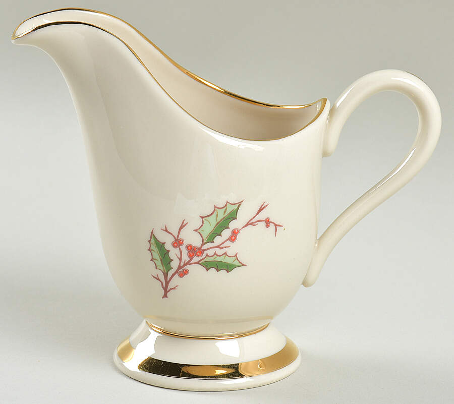 Christmas (Rim) Creamer by Fine Arts-1