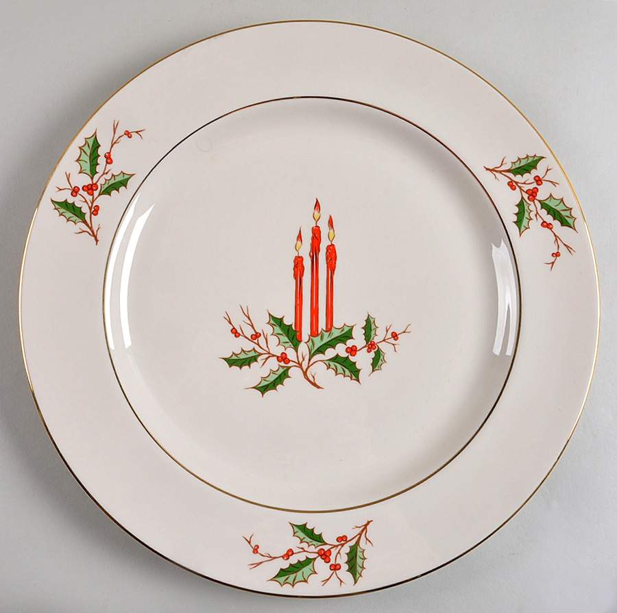 Christmas (Rim) 13" Chop Plate (Round Platter) by Fine Arts-1