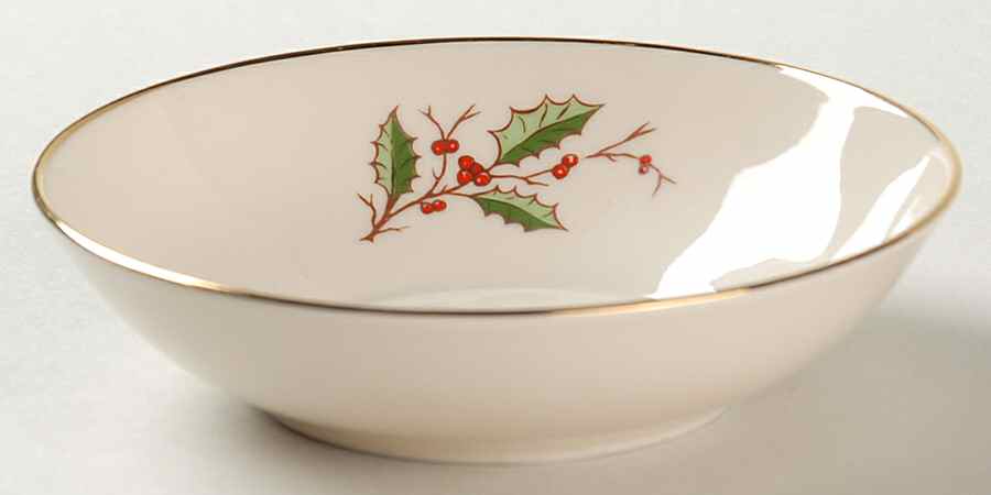 Christmas (Coupe) Fruit/Dessert (Sauce) Bowl by Fine Arts-1