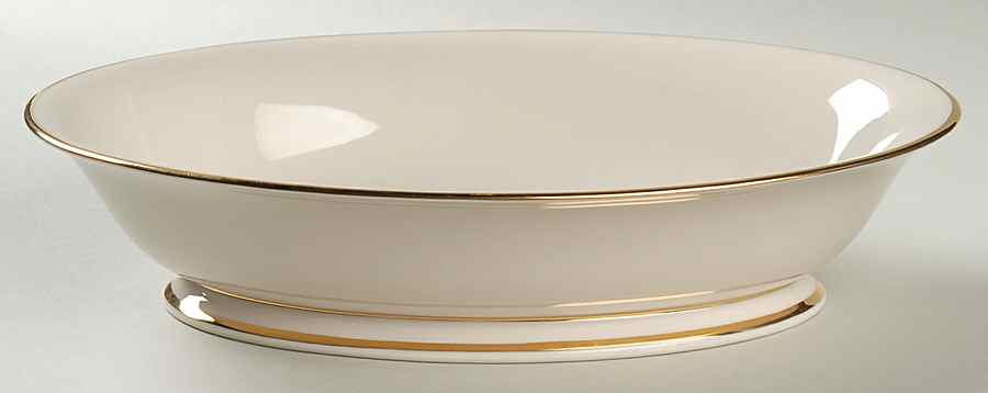 Classic Dignity Gold 10" Oval Vegetable Bowl by Fine Arts-1