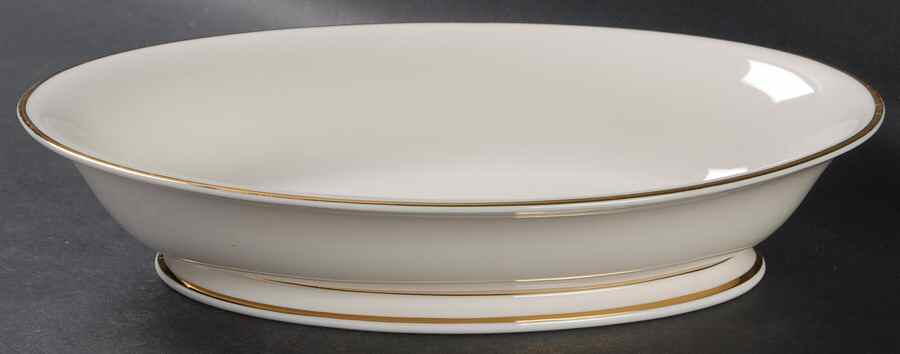 Classic Dignity Gold 8" Oval Vegetable Bowl by Fine Arts-1