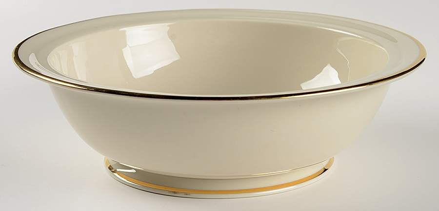 Classic Dignity Gold Round Vegetable No Lid by Fine Arts-1