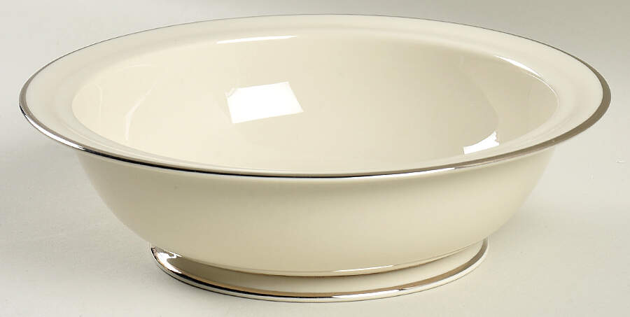 Classic Dignity Platinum Round Vegetable No Lid by Fine Arts-1
