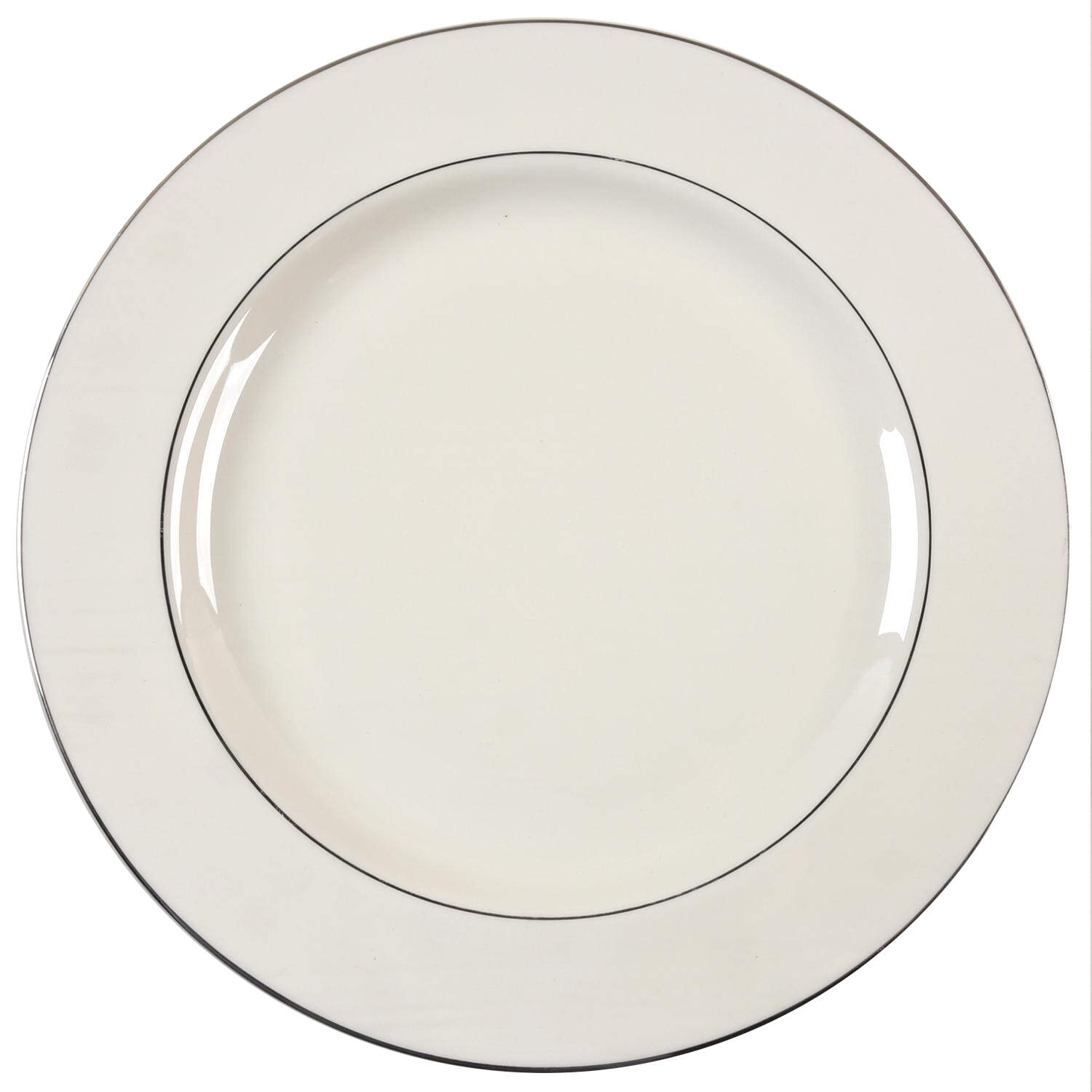 Classic Dignity Platinum 13" Chop Plate (Round Platter) by Fine Arts-1