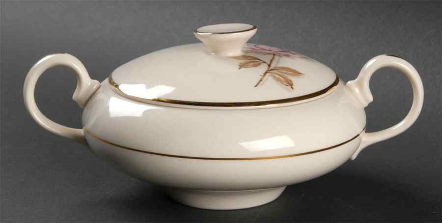 Eternal Rose Sugar Bowl & Lid by Fine Arts-1