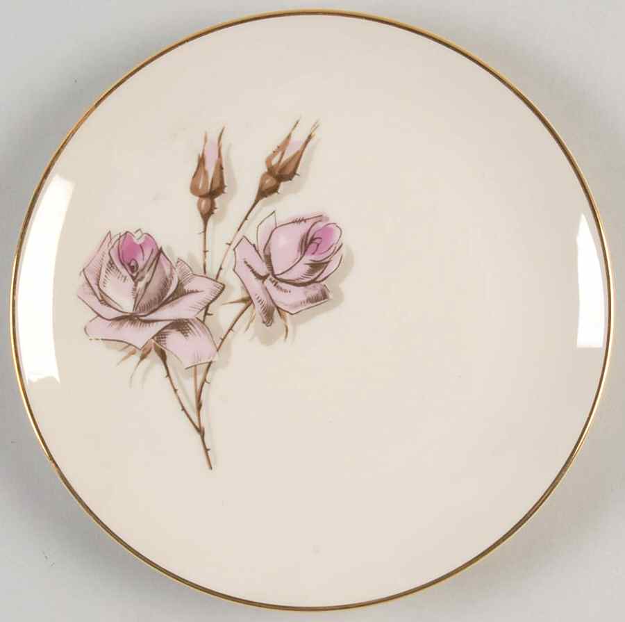 Eternal Rose Bread & Butter Plate by Fine Arts-1