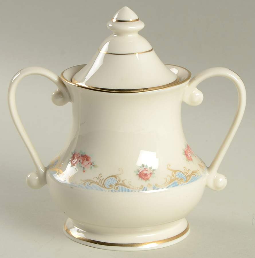 Fine Arts Rose Sugar Bowl & Lid by Fine Arts-1